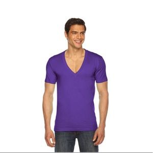 American Apparel Unisex V-neck